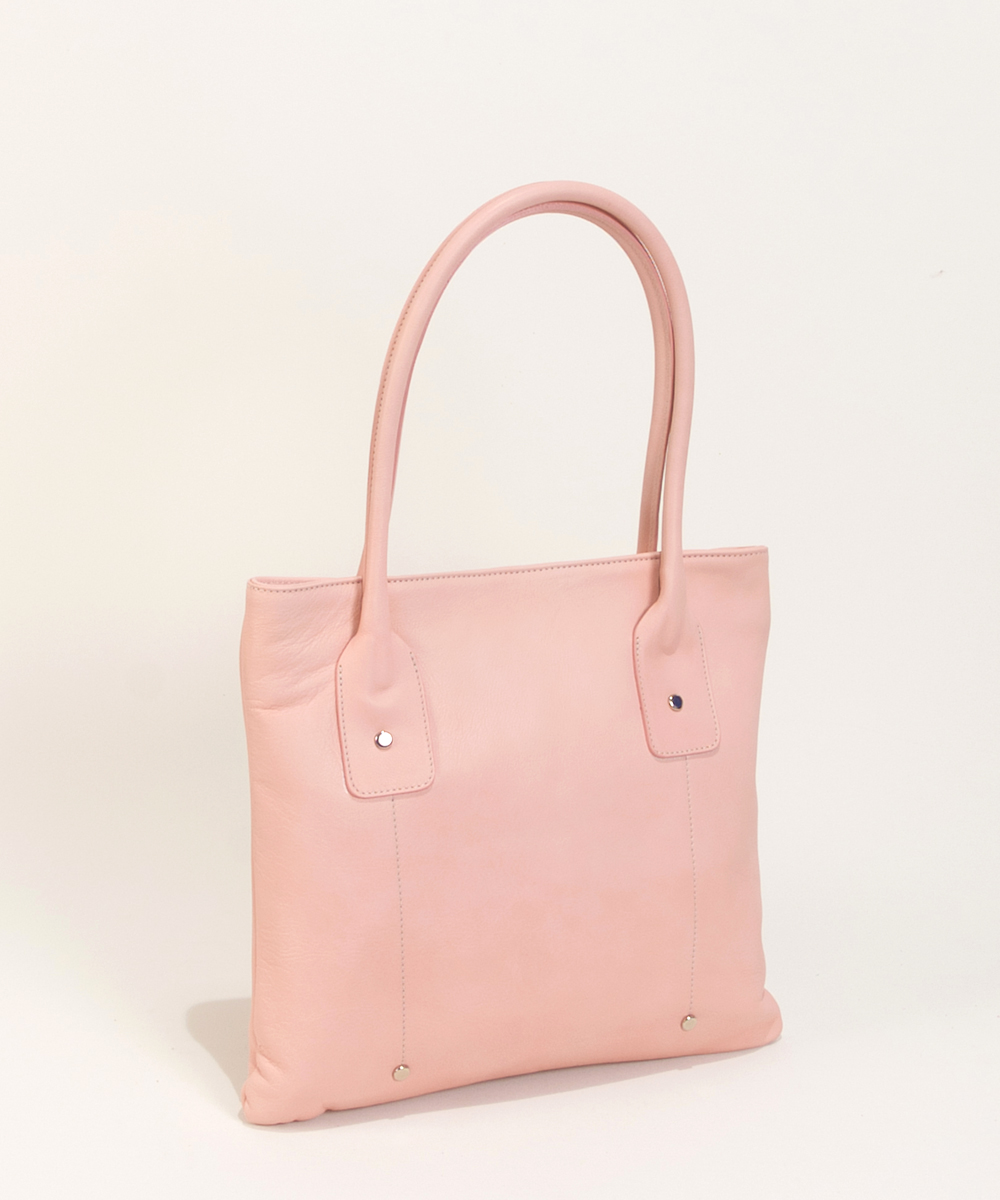 Light Pink Leather Handbags-Bag Fashionista